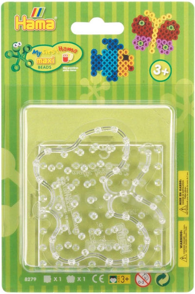 Hama Eisenperlenplatten Maxi Square Butterfly