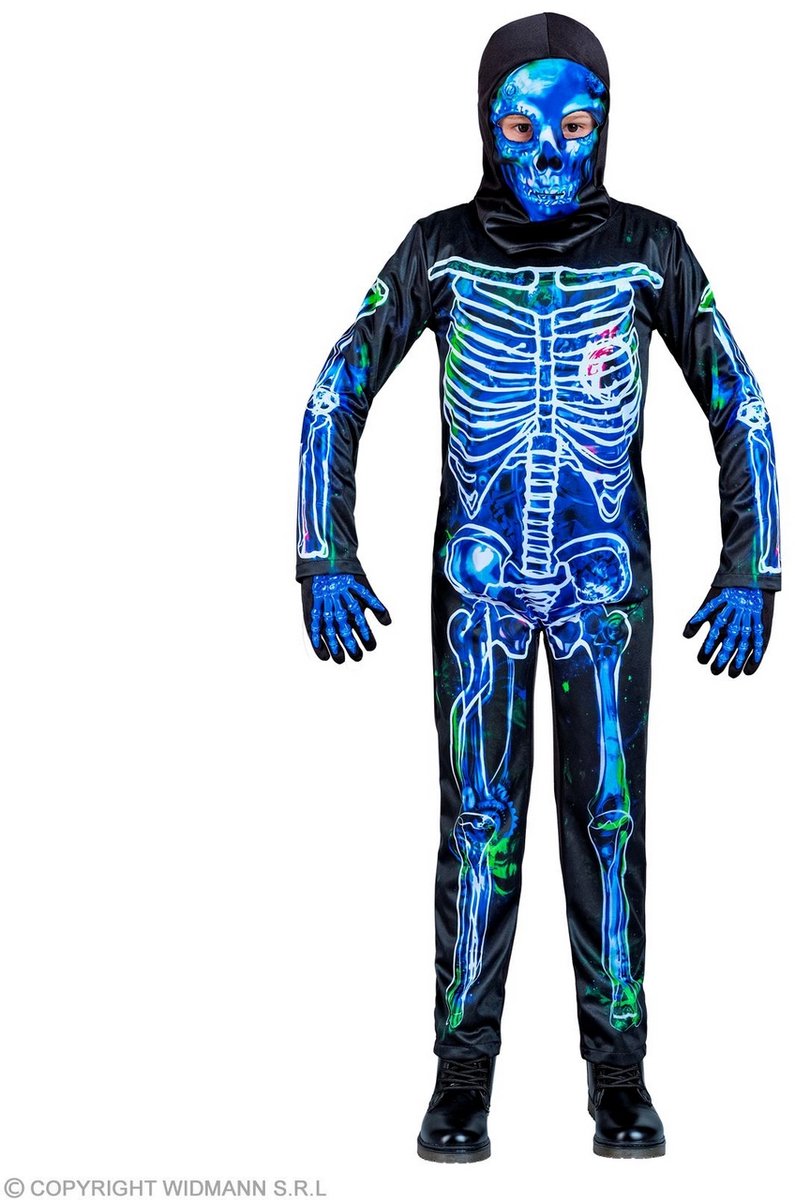 Finidi giftiges Skelett blau schwarz
