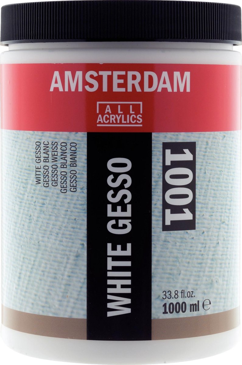 Amsterdam weißes Gesso 1001 Topf 1000 ml