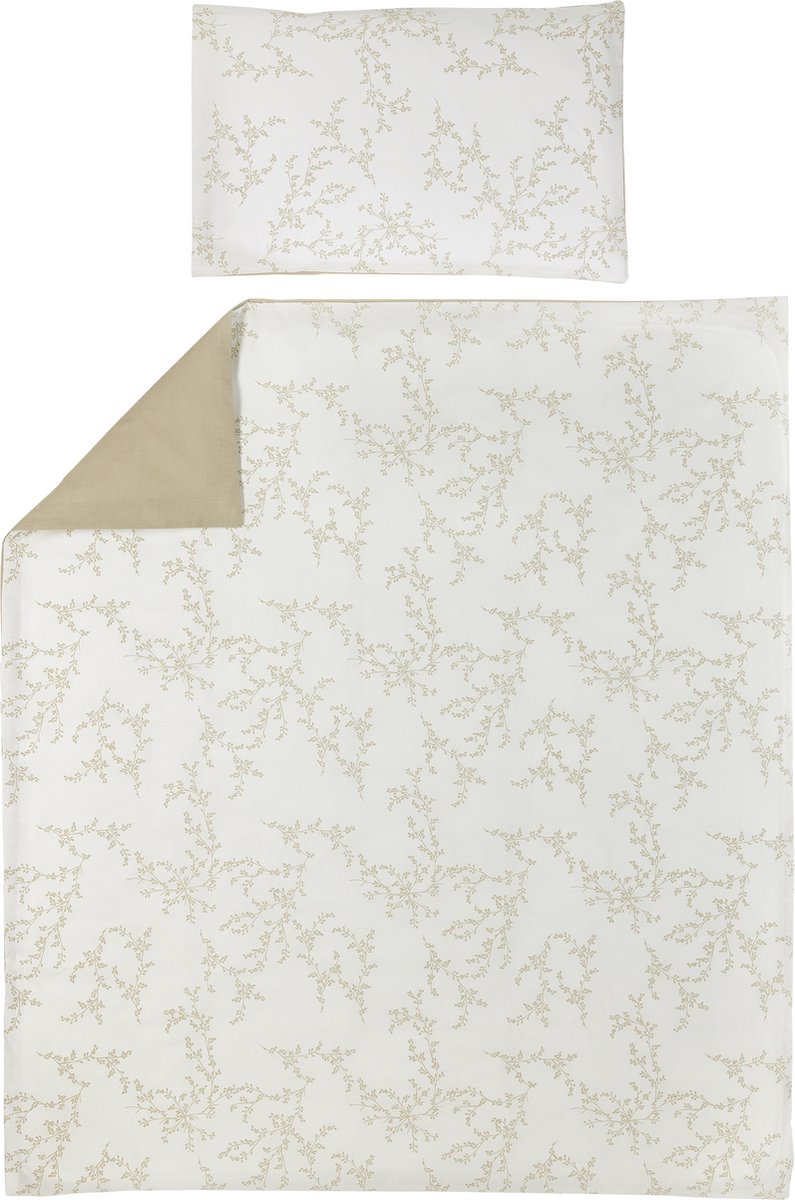 Meyco Baby Branches Bettbezug Kleinkind – Sand – 120 x 150 cm