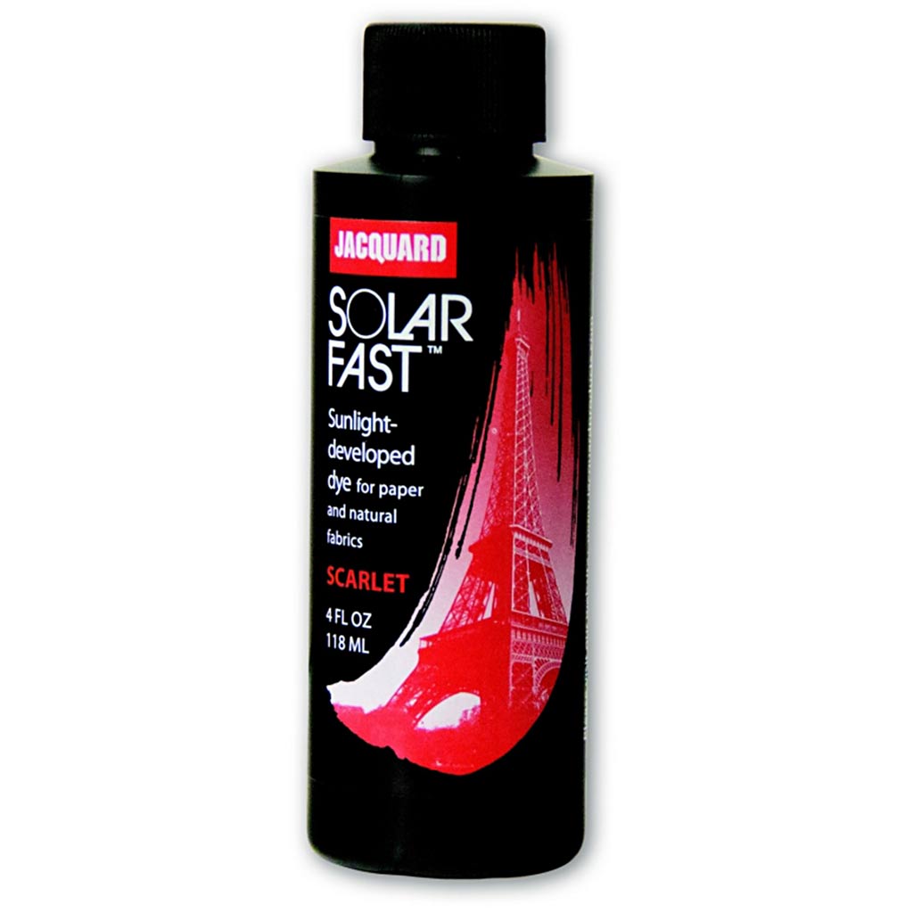 Jacquard Solarfast - Light -Sensitive Colorant, Scarlet Red (103), 118 ml 1 Flasche
