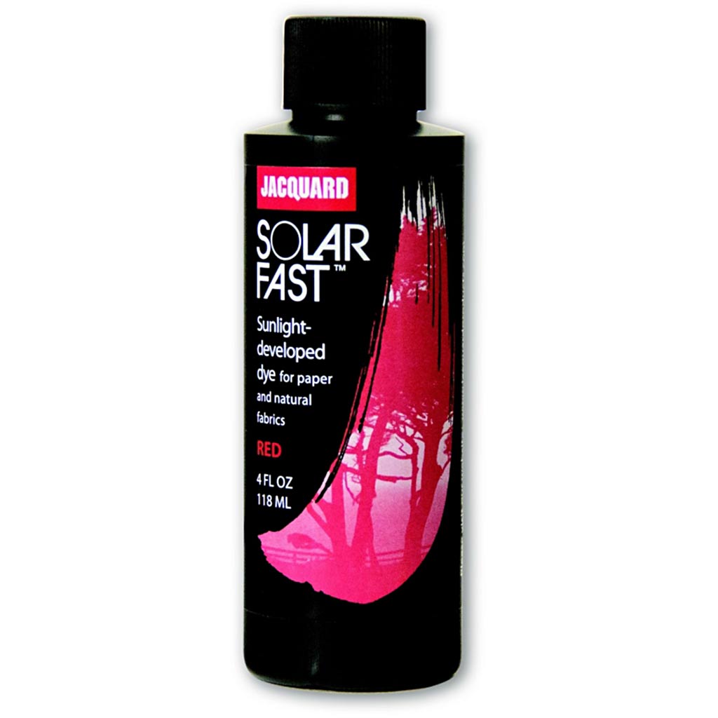 Jacquard Solarfast - Light -Sensitive Colorant, Rot (104), 118 ml 1 Flasche