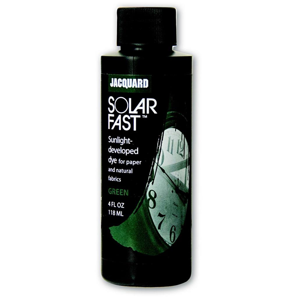 Jacquard Solarfast - Light -Sensitive Colorant, Green (109), 118 ml 1 Flasche