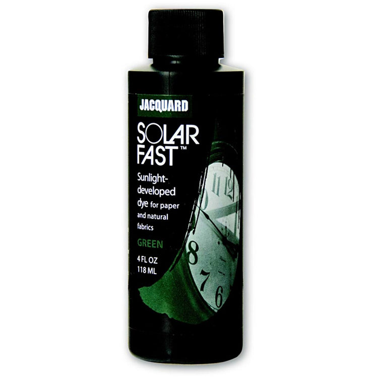 Jacquard Solarfast - Light -Sensitive Colorant, Green (109), 118 ml 1 Flasche