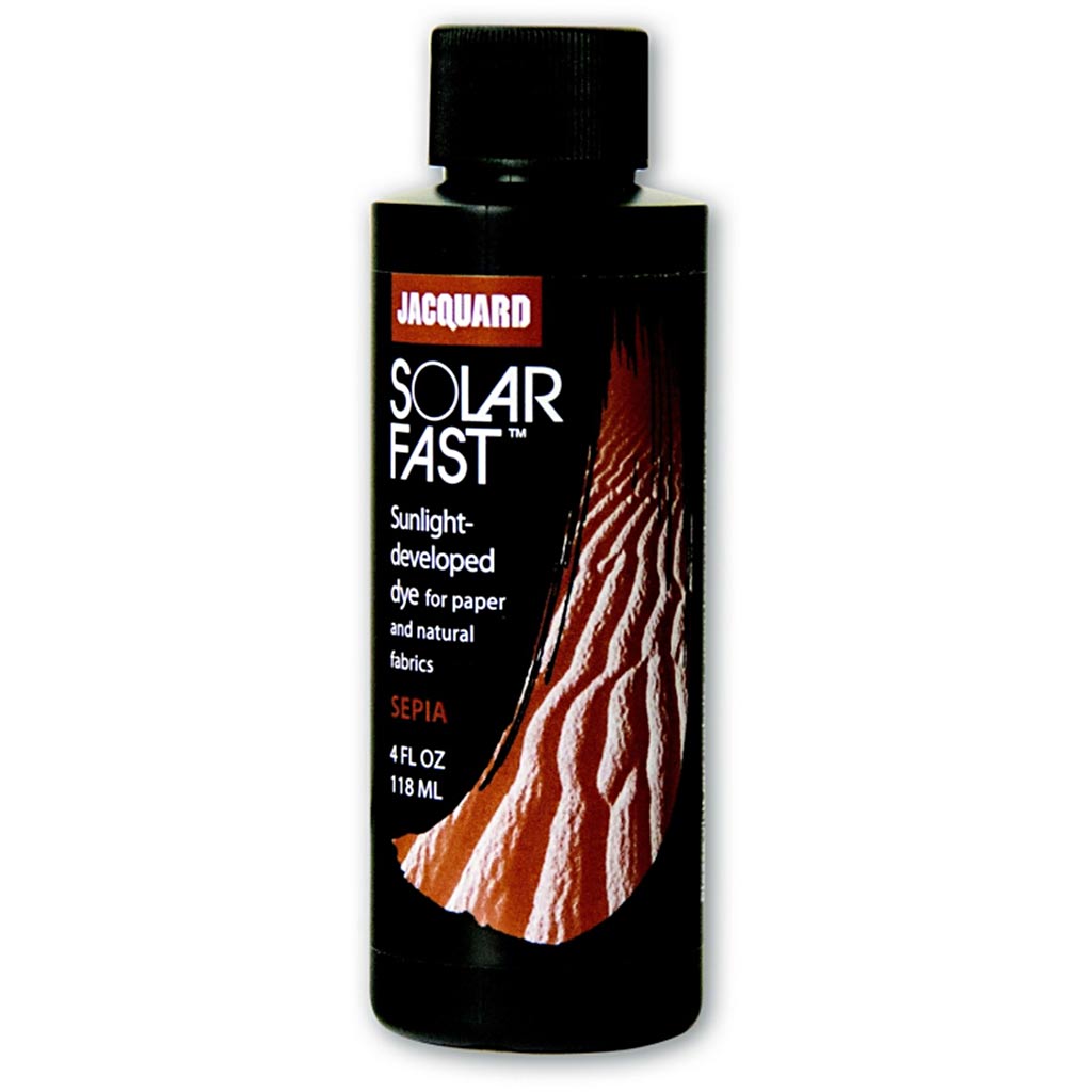 Jacquard Solarfast - Light -Sensitive Colorant, Sepia (111), 118 ml 1 Flasche
