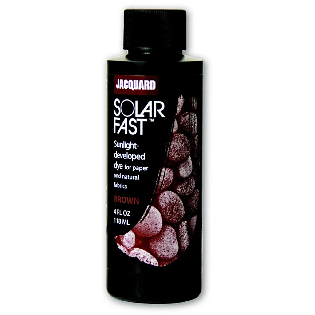 Jacquard Solarfast - Light -Sensitive Colorant, Braun (112), 118 ml 1 Flasche