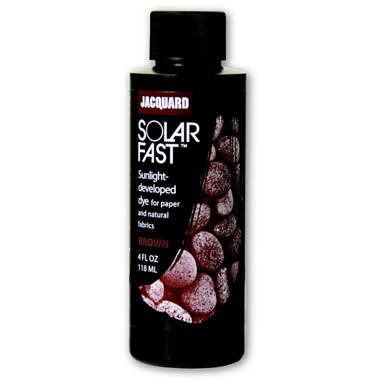 Jacquard Solarfast - Light -Sensitive Colorant, Braun (112), 118 ml 1 Flasche