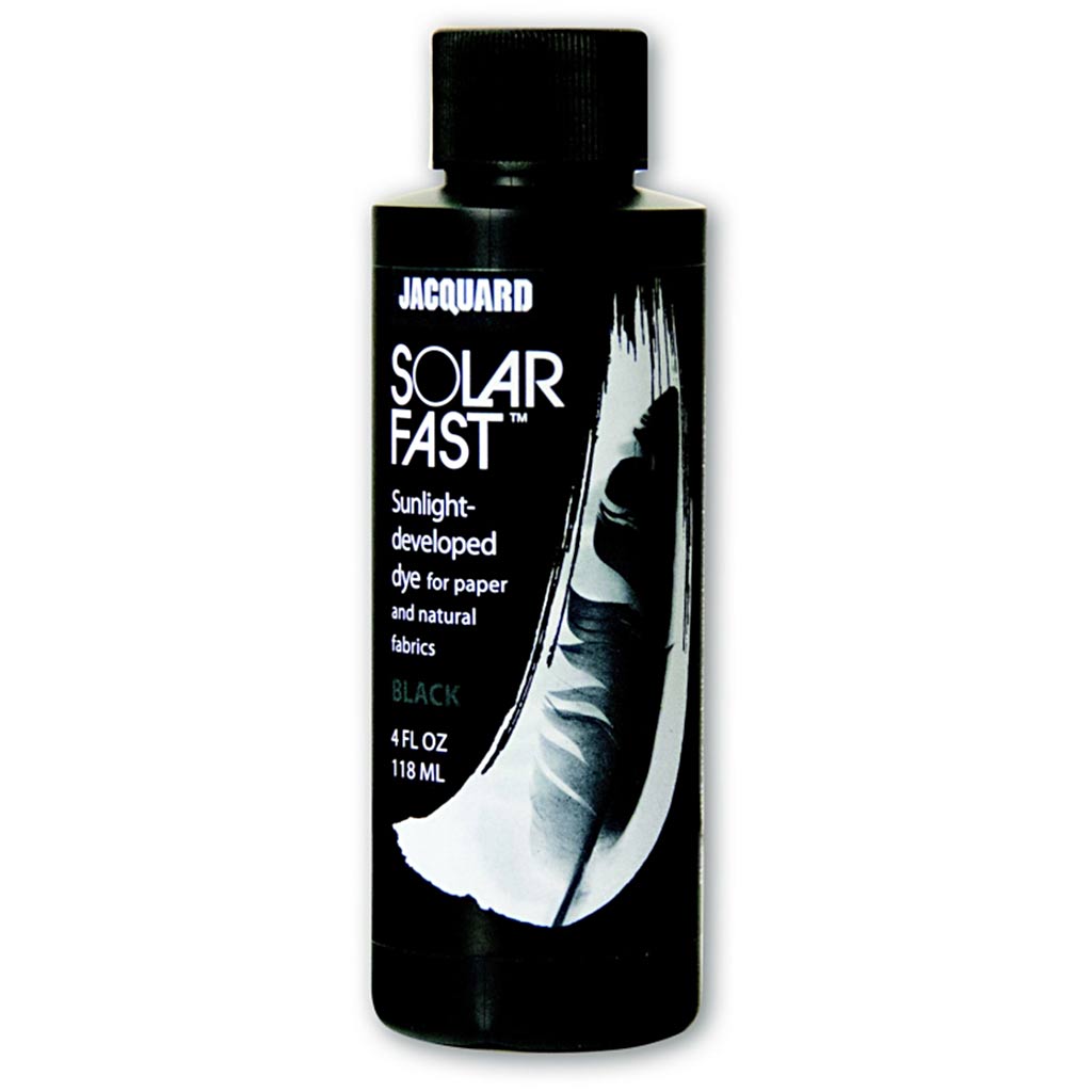 Jacquard Solarfast - Light -Sensitive Colorant, Schwarz (113), 118 ml 1 Flasche