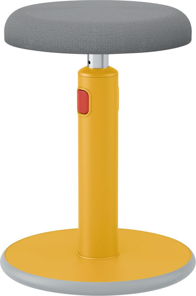 Leitz ergo cosy active ergonomischer Sitz-Steh-Hocker – ideal für das Homeoffice – warmes Gelb