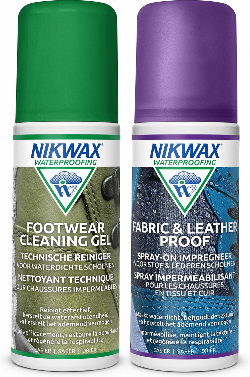 Nikwax Schuhreinigungsgel, Stoff, Leder, beständig, 125 ml