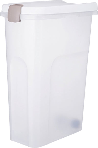 Trixie Voerton luftdicht lockbar Plastik transparent weiß weiß