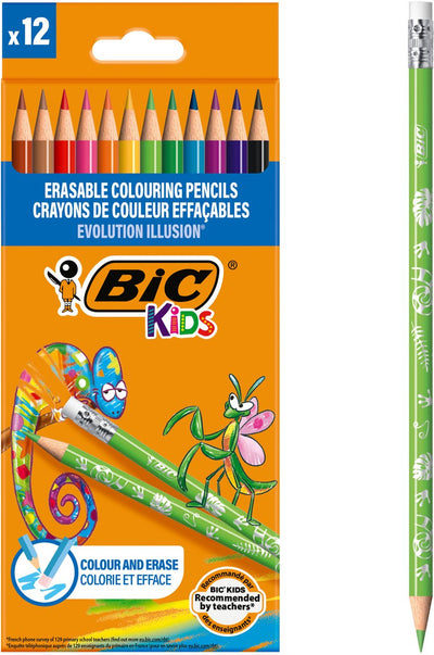 BIC Kids Evolution Ausrüstung farbige Stifte, 12st.