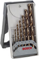 Bosch Mini X-Line Pro-Set mit 7 HSS-CO-Metallbohrern