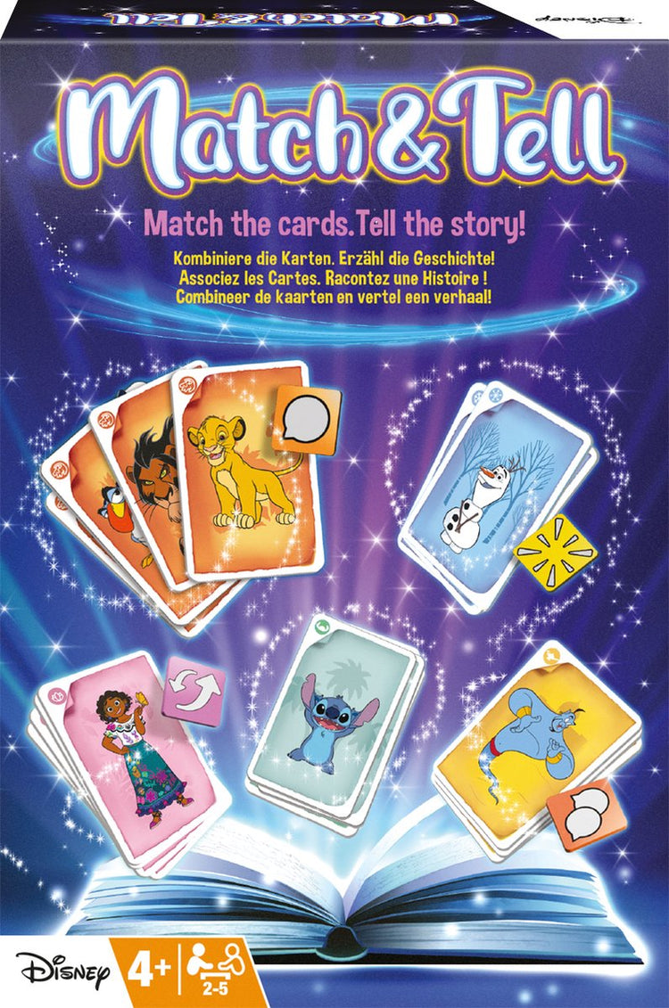 Shuffle Disney Match Tell – Kartenspiel – Erzählen Sie Ihre eigenen einzigartigen Disney-Geschichten – kreativ – Geschichtenerzählen