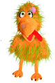 Living Puppets Handpuppe Bernie-Birdie Vogel 44cm