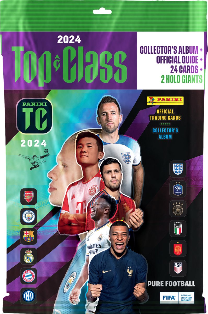 Panini FIFA - Spitzenklasse 2024 - Mega-Starterpaket - Sammelkarten - FIFA-Karten