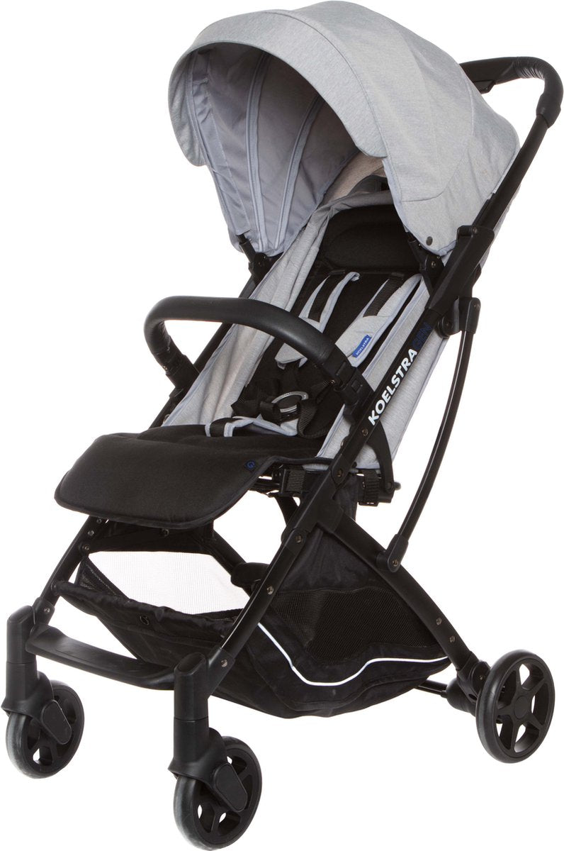 Koelstra Kompaktbuggy Gen - Soft Grey Melange - Leichtgewicht - inkl. Zubehör