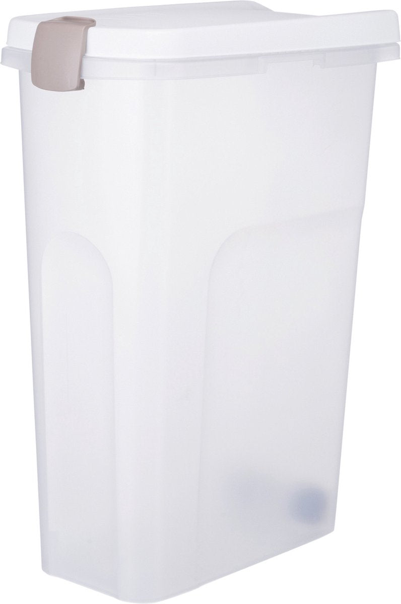 Trixie Voerton luftdicht lockbar Plastik transparent weiß weiß