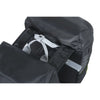 Basilikum Doppelfahrradbeutel Meilen 34 Liter 13 x 26 x 35 cm (2x) schwarzer Kalk