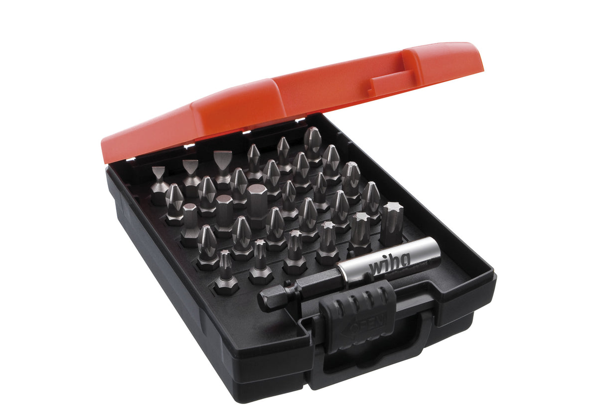 Wiha Bit-Set Standard 25 mm sortiert 32-teilig 1 4 C6,3 inkl. Karton - 26252 - 26252