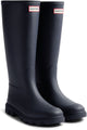 Hunter Downpour Tall Boot Unisex-Regenstiefel – dunkelblau