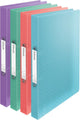 Esselte Colour'breeze Ringbuch, 2 Ringe, PP, ft A4, mit flexiblem Einband, sortiert 12-teilig