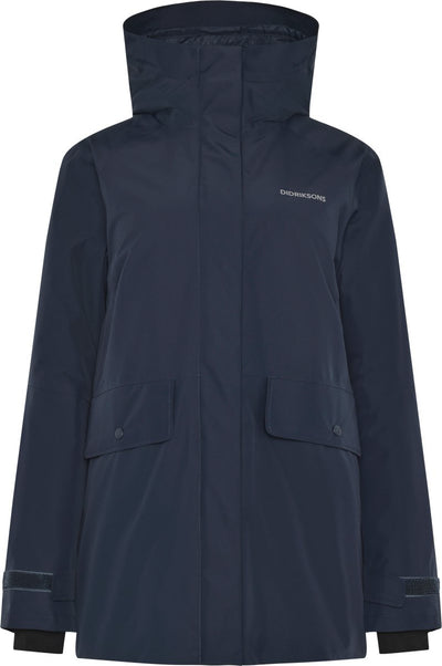 Didriksons Tuva Wns Parka Damen-Outdoorjacke – dunkles Nachtblau