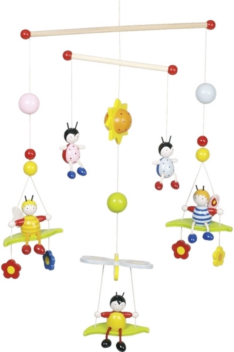 Goki Mobile 3D - Bienen und Käfer - 38x29cm - Holz