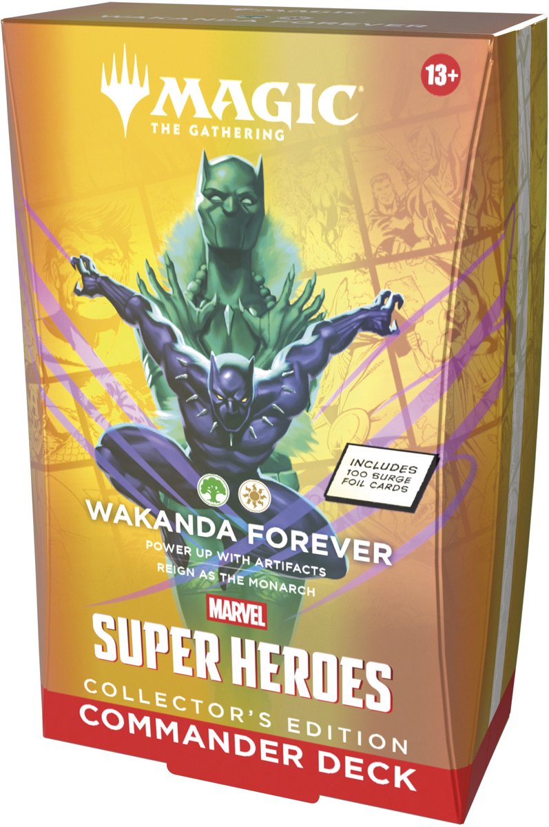 Magie: die Versammlung | Marvel Super Heroes Collector's Edition Commander Deck – Wakanda Forever