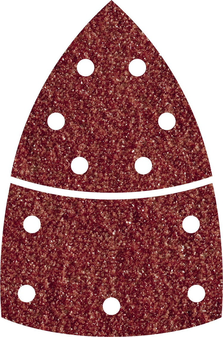 Wolfcraft – Maus-Schleifpapier Körnung 120 – 10 Stück – 95 mm – selbstklebendes Multischleifer-Schleifblatt – 1814000