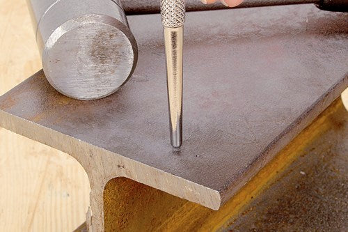 Wolfcraft Körner | verchromt | 8 x 125 mm | 1 Stück - 7980010