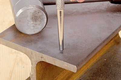 Wolfcraft Körner | verchromt | 8 x 125 mm | 1 Stück - 7980010
