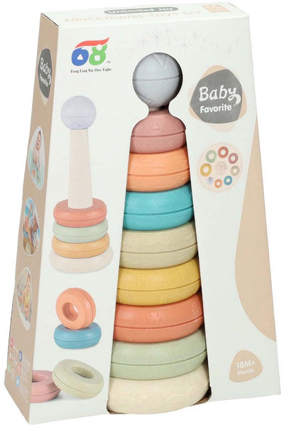 Baby Stack Tower Pastell