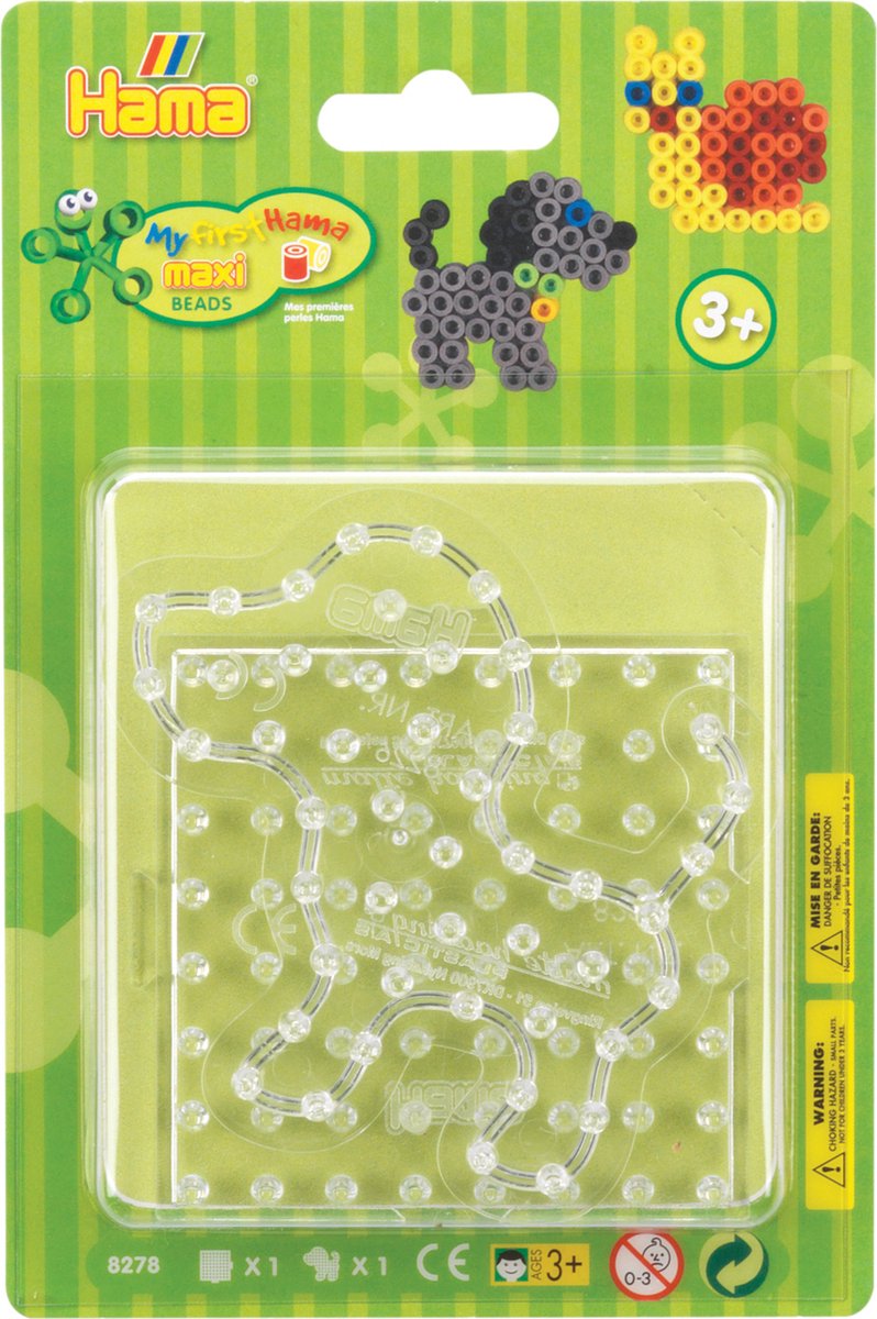 Hama Iron Perlenplatten Maxi Square Hund