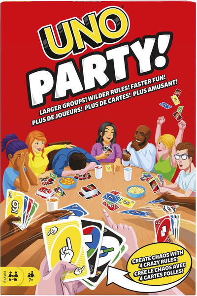 Mattel Uno Party Card -Spiel