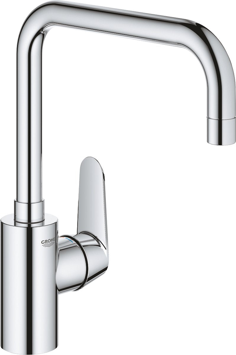 Grohe Eurodisc Cosmopolitan Küchenarmatur – hoher schwenkbarer Auslauf – Chrom