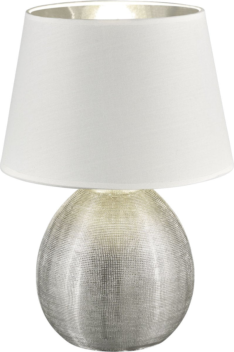 Rl Live Your Light Reality Luxor - Tischleuchte - Silber - exkl. 1x E27 4,9 W - Schnurschalter
