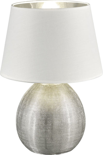 Rl Live Your Light Reality Luxor - Tischleuchte - Silber - exkl. 1x E27 4,9 W - Schnurschalter
