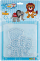 Hama -Bügel -Perlenplatten Maxi Leeuw und Elefant