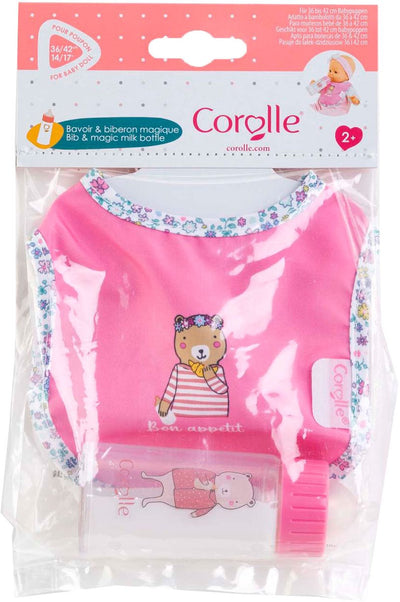 Corolle Bib und magische Milchflasche für Baby Pop