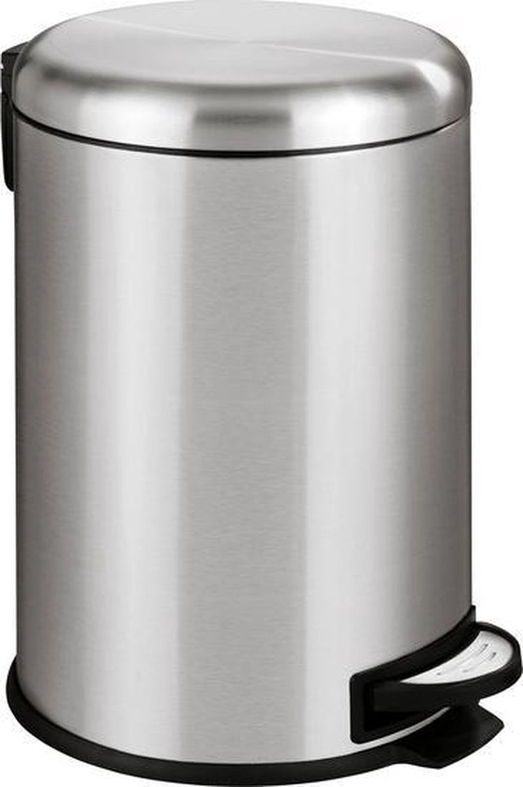Wenko Treteimer Leman 20 Liter Edelstahl matt - Easy-Close-Deckel - Mülleimer - Mülleimer - Mülleimer - Mülleimer