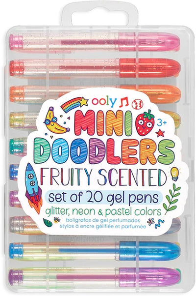 Ooly – Mini-Doodler – 20 farbige Mini-Gelstifte mit Fruchtduft