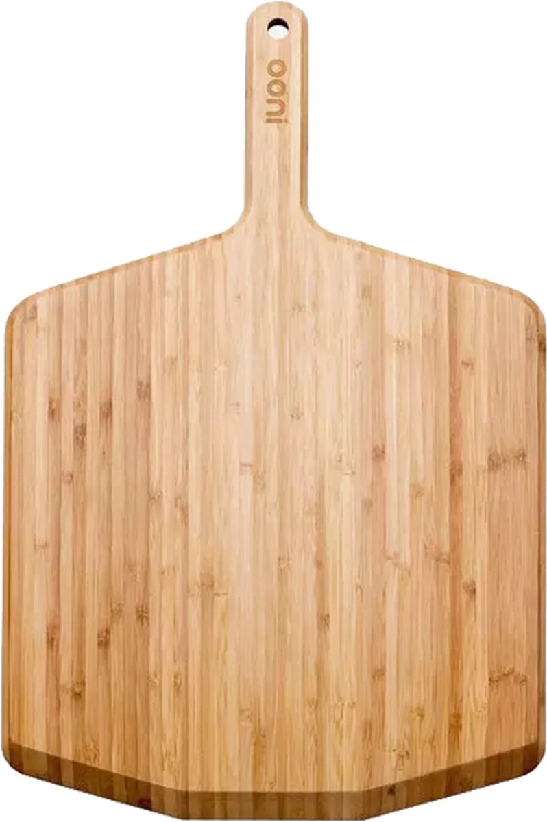 Ooni 40 cm Bambus-Pizzaschieber – Servierbrett – Pizzaschaufel für frisch gebackene Pizzen – Bambus-Pizzabrett als Pizzaofen-Zubehör – extra großer Pizzaofen-Schieber