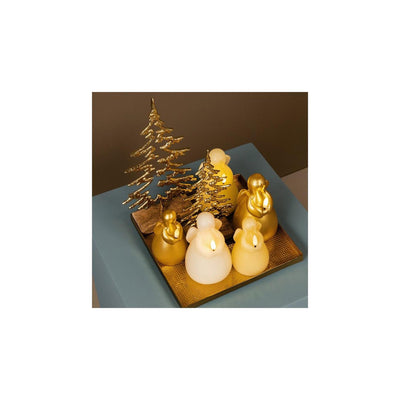 Countryfield LED-Kerzenengel l creme 8,5x8,5x14,5cm