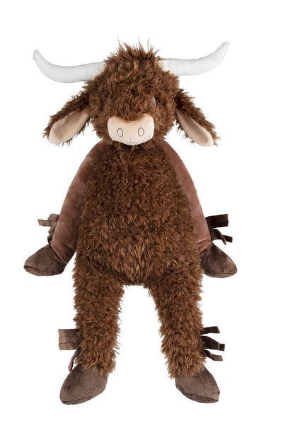 Happy Horse Highlander Kuh Cody Kuscheltier 60cm – braun – Babykuscheltier
