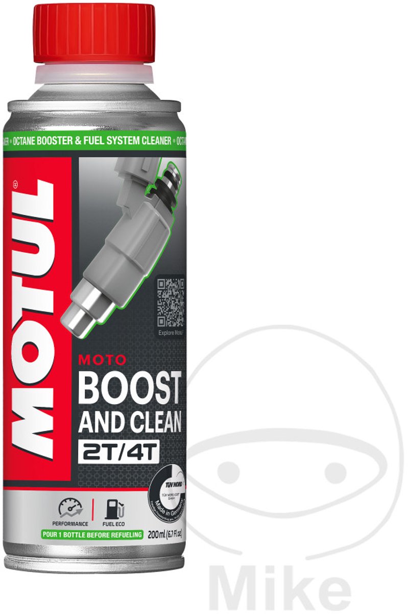 Motul Boost und Clean Moto 200 ml Zusatz grau