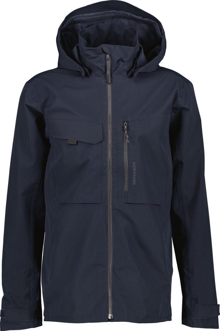 Didriksons Aston USX JKT 5 Unisex Outdoor-Jacke – dunkles Nachtblau
