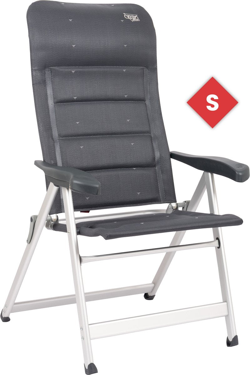 Crespo - Liegestuhl - S - AL 235 - Deluxe - Dunkelgrau