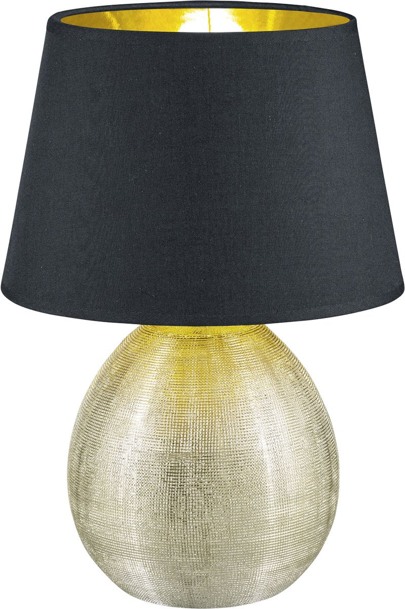 Rl lebe dein Licht Reality Luxor - Tischlampe - Gold - exkl. 1x E27 4,9 W - Schnurschalter