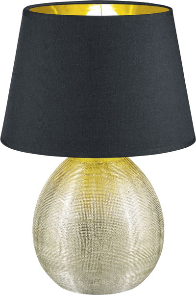 Rl lebe dein Licht Reality Luxor - Tischlampe - Gold - exkl. 1x E27 4,9 W - Schnurschalter